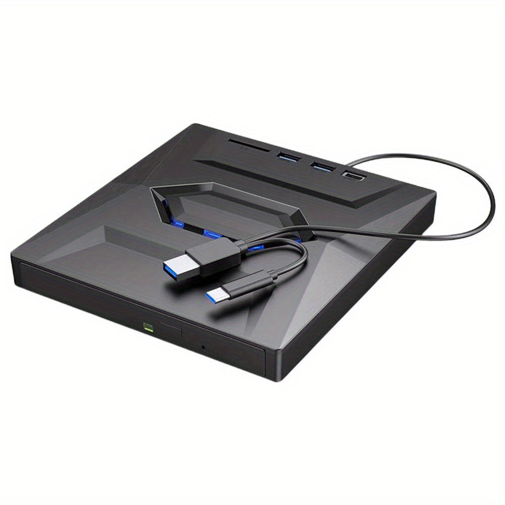 5-in-1 External DVD/CD Drive with USB 3.0 & Type-C™