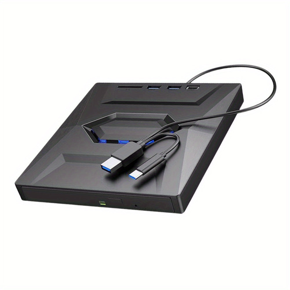 5-in-1 External DVD/CD Drive with USB 3.0 & Type-C™