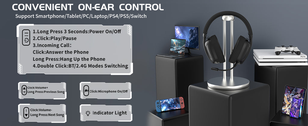 Attack Shark L80 Gaming Headset Mambasnake™