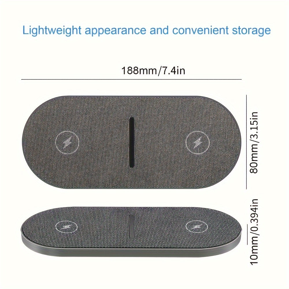Dual Wireless Charger Pad 2 in 1™