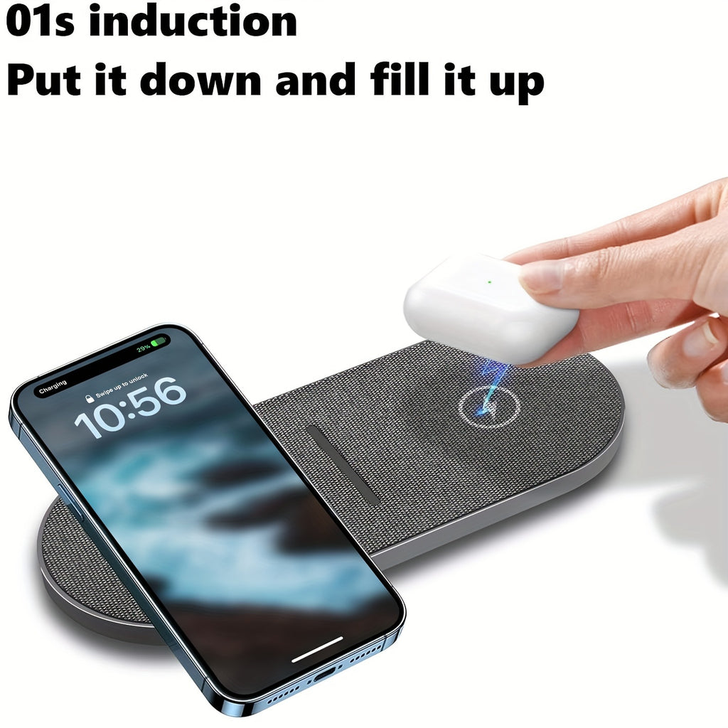 Dual Wireless Charger Pad 2 in 1™