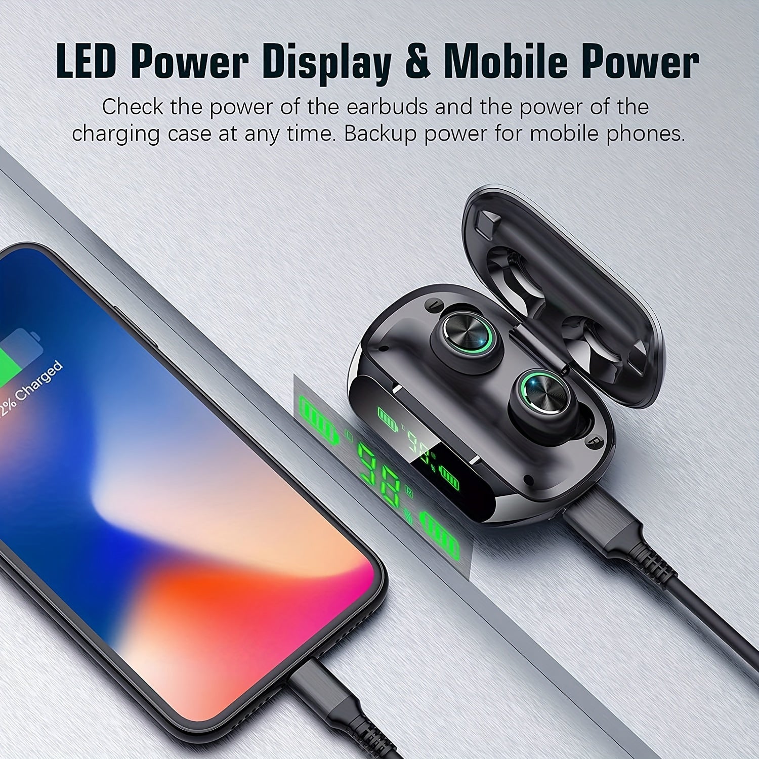 Wireless Earbuds 200 Hours Playtime™