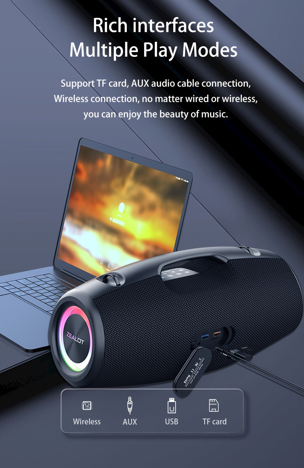 100W Large Speaker Zealot™