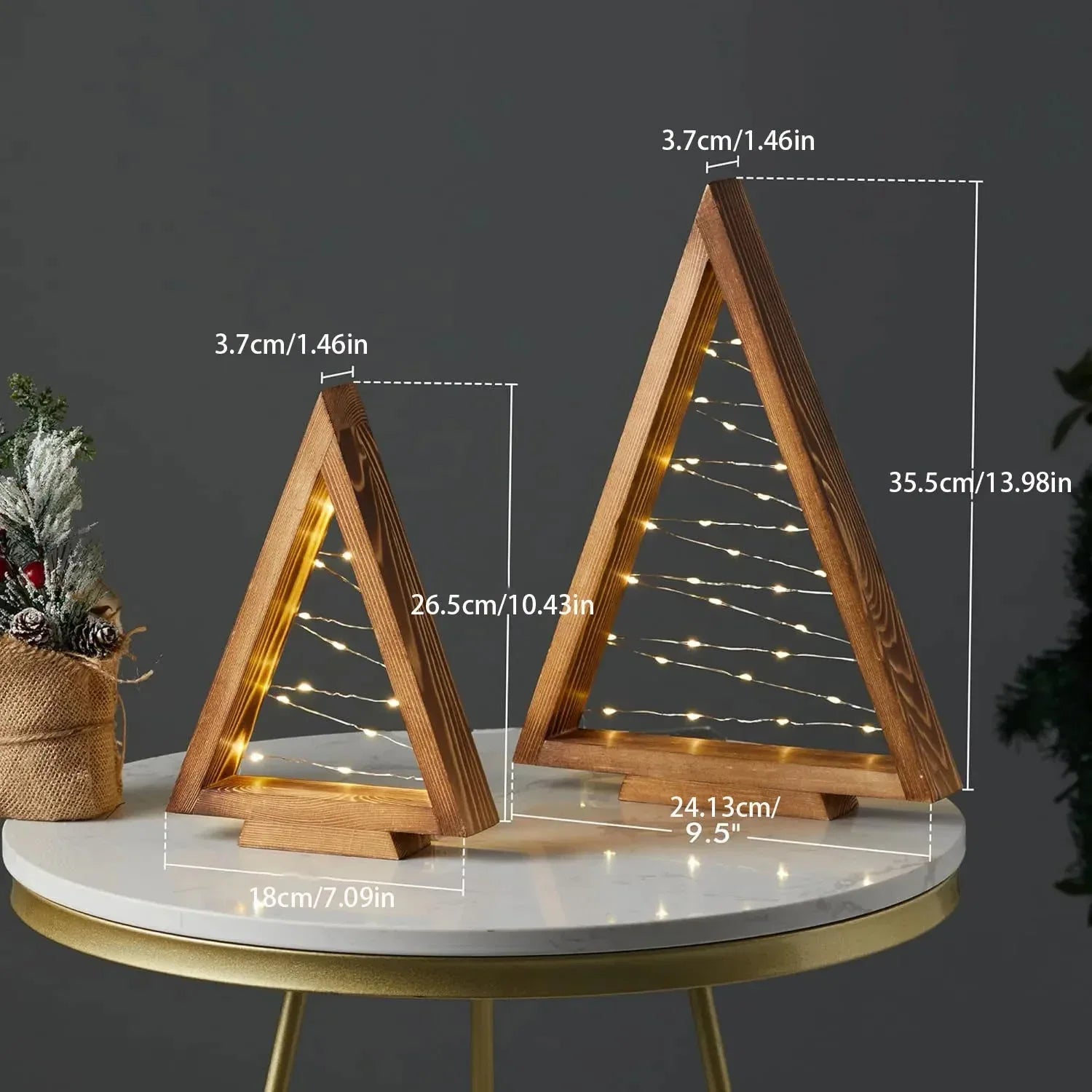 2pcs/set Wood Christmas Tree™ - RS Store