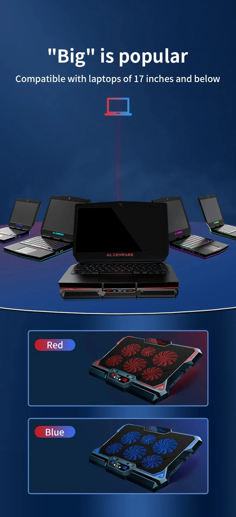 17inch Gaming Laptop Cooler Coolcold™ - RS Store