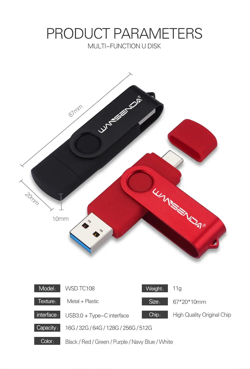 USB Flash Drive Wansenda™ - RS Store