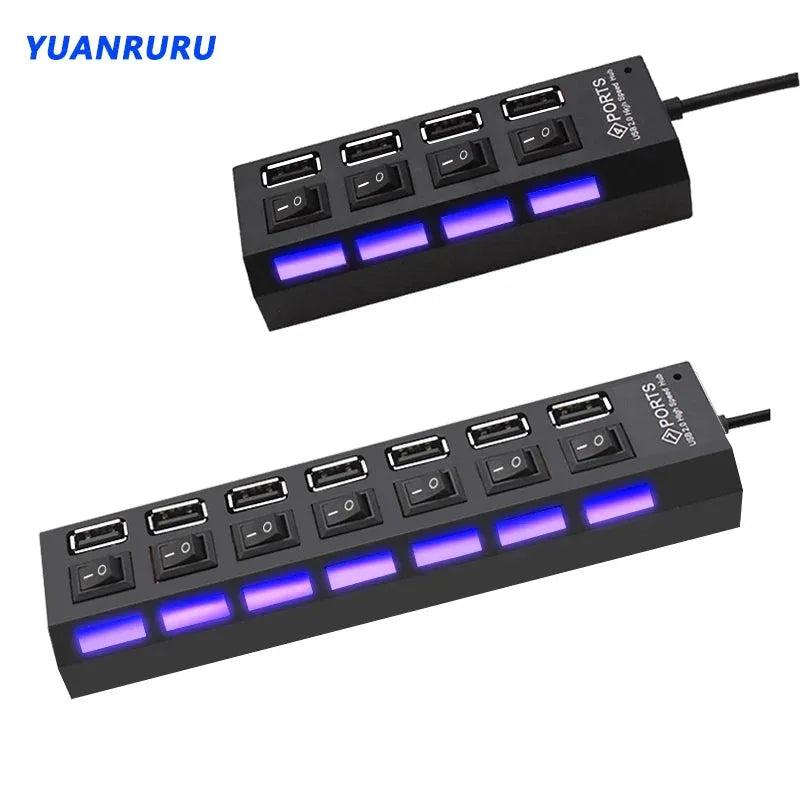 USB 2.0 Hub USB Hub 2.0 Multi USB Splitter Hub™ - RS Store