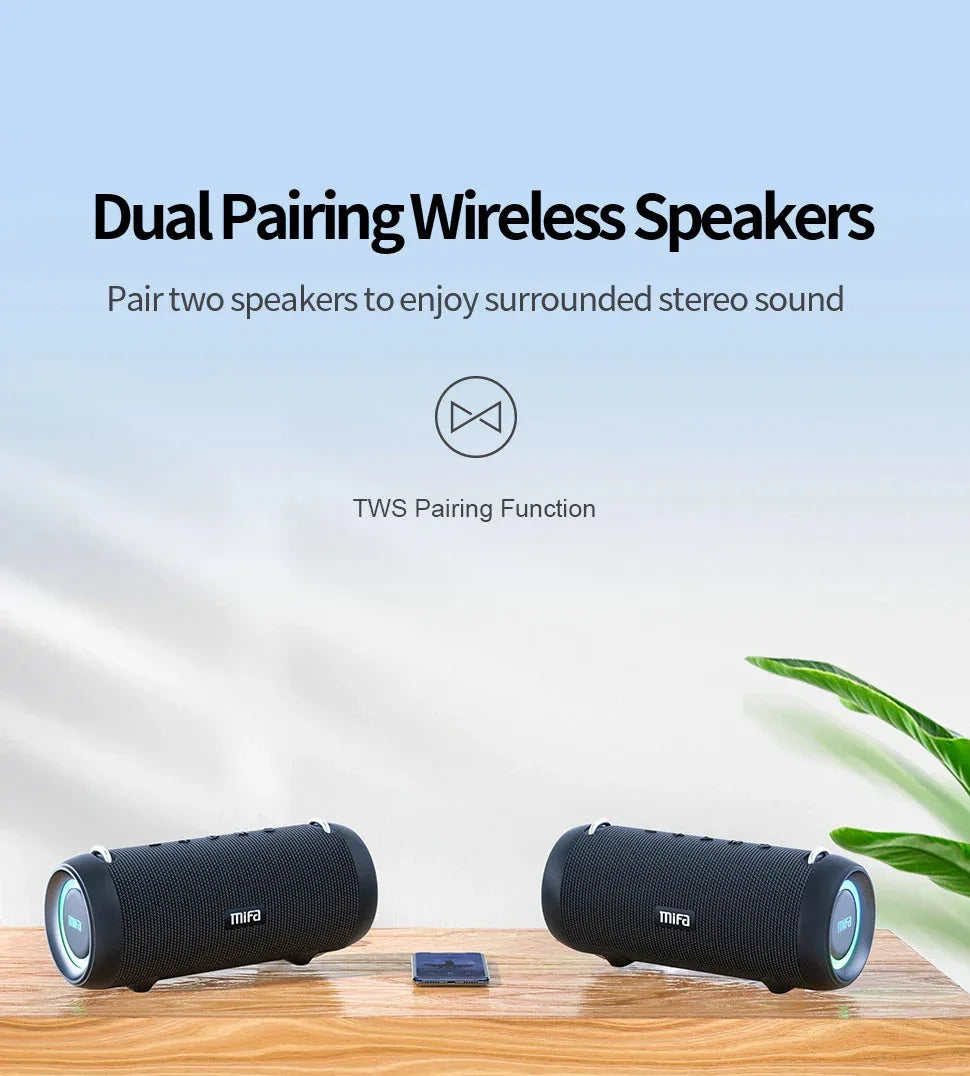 Bluetooth Speaker 60W Mifa™ - RS Store