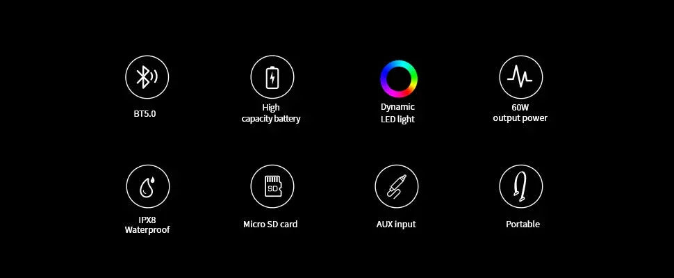 Bluetooth Speaker 60W Mifa™ - RS Store