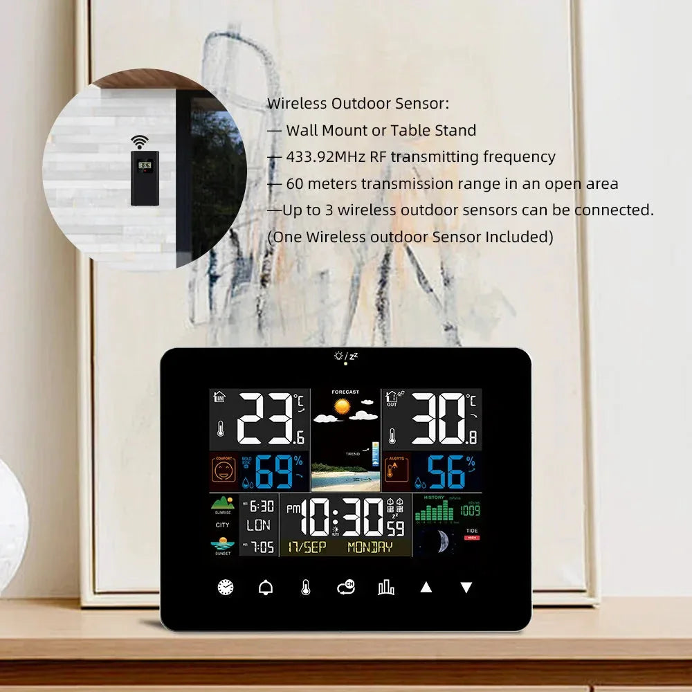 Multifunctional Weather Station Alarm Clock Meterk™ - RS Store
