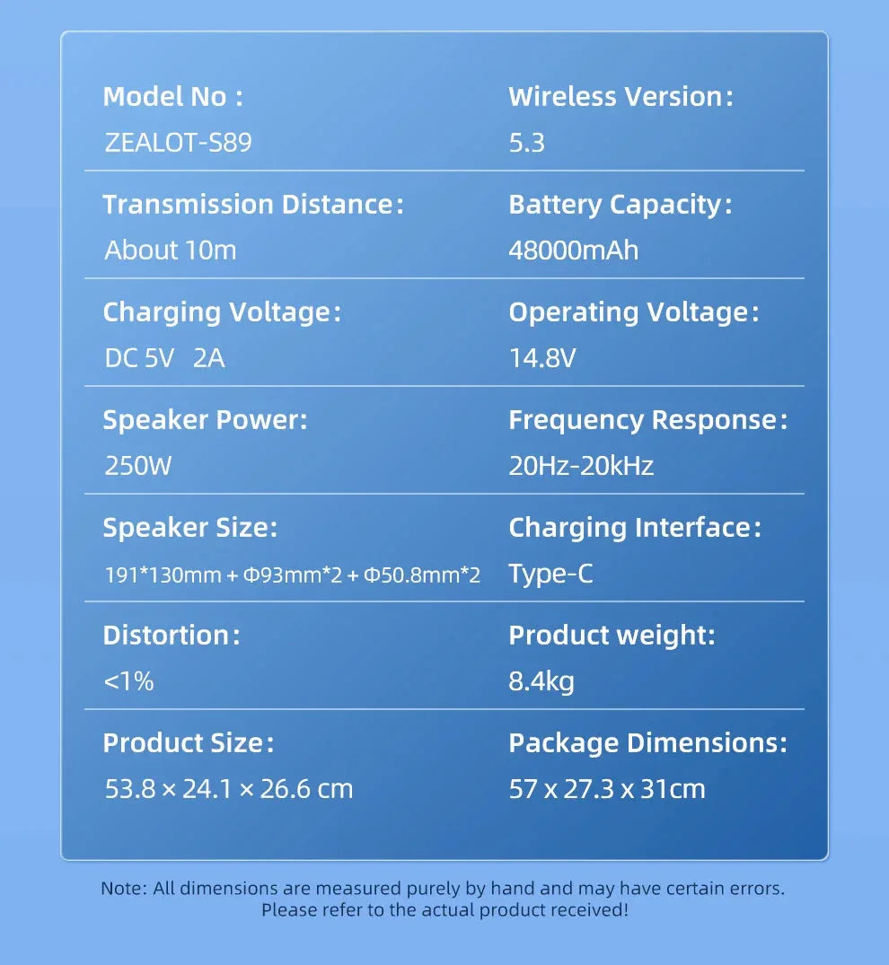 Zealot S89 250W™ - RS Store
