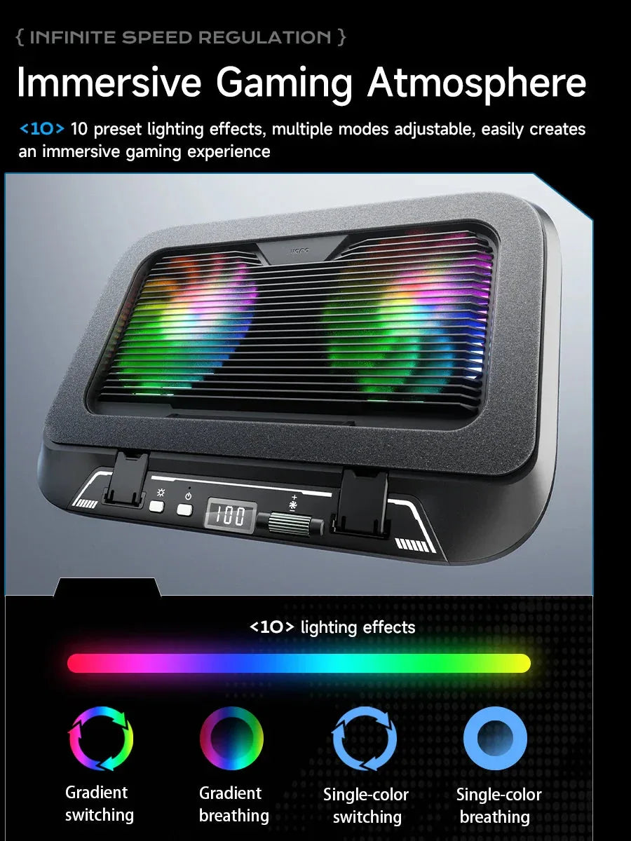 14cm Dual Fans Laptop Cooler™ - RS Store