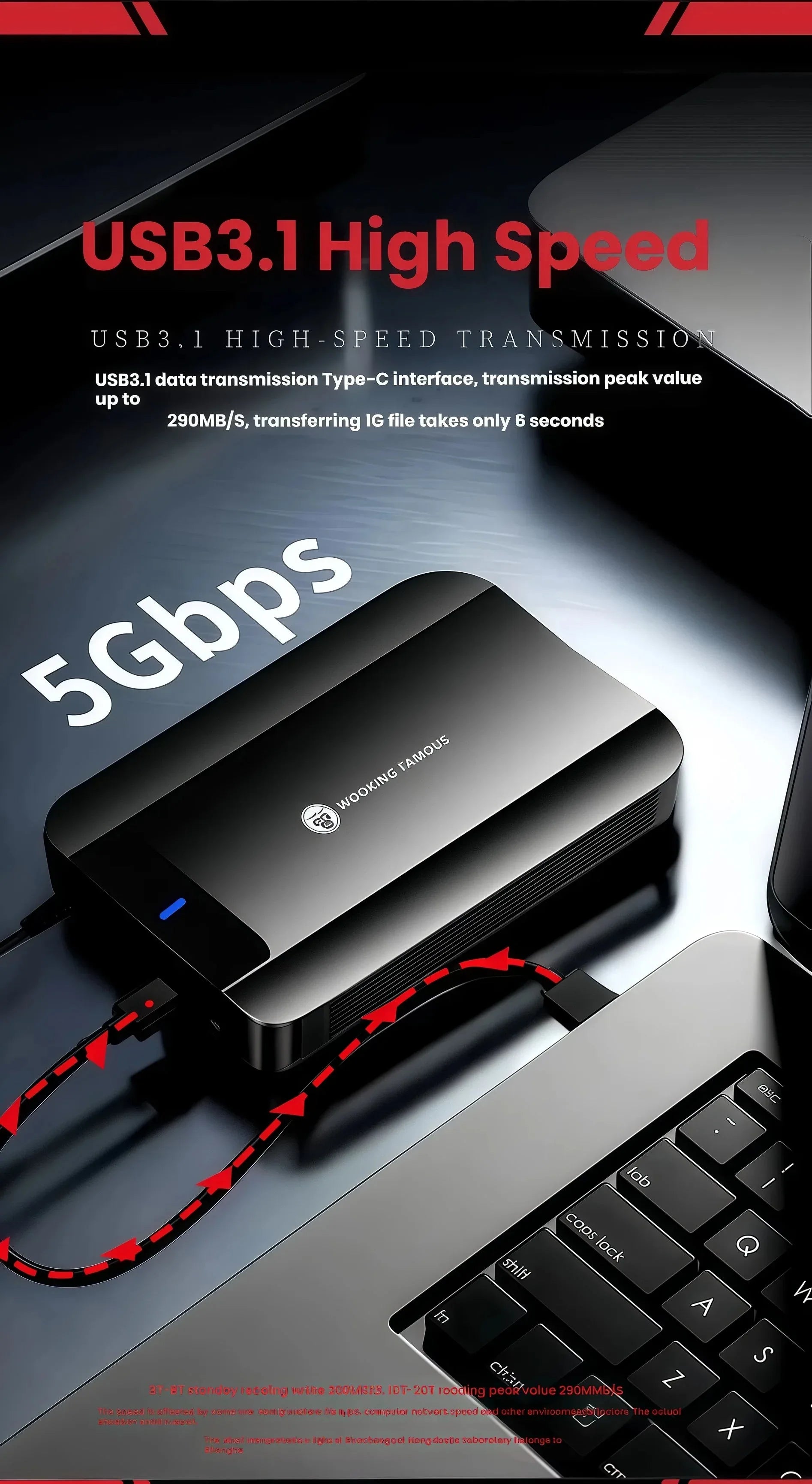 16TB 20TB External Hard Drive USB 3.0 Type-C HDD™ - RS Store