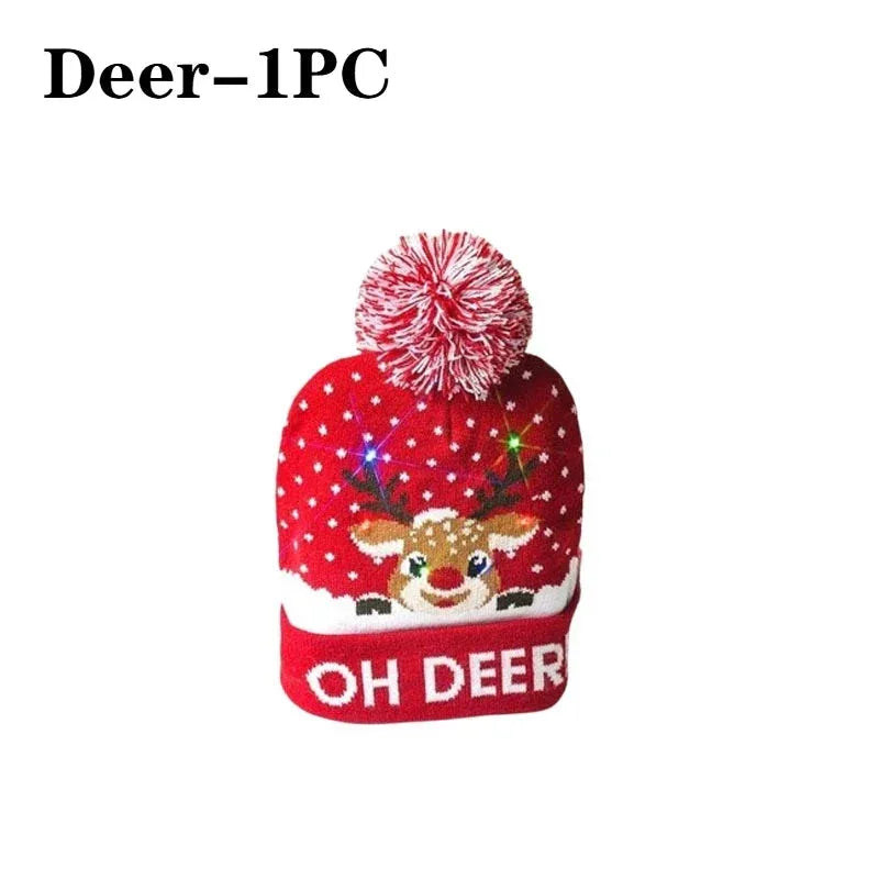 Christmas LED Knit Hat Light-Up Beanie™ - RS Store