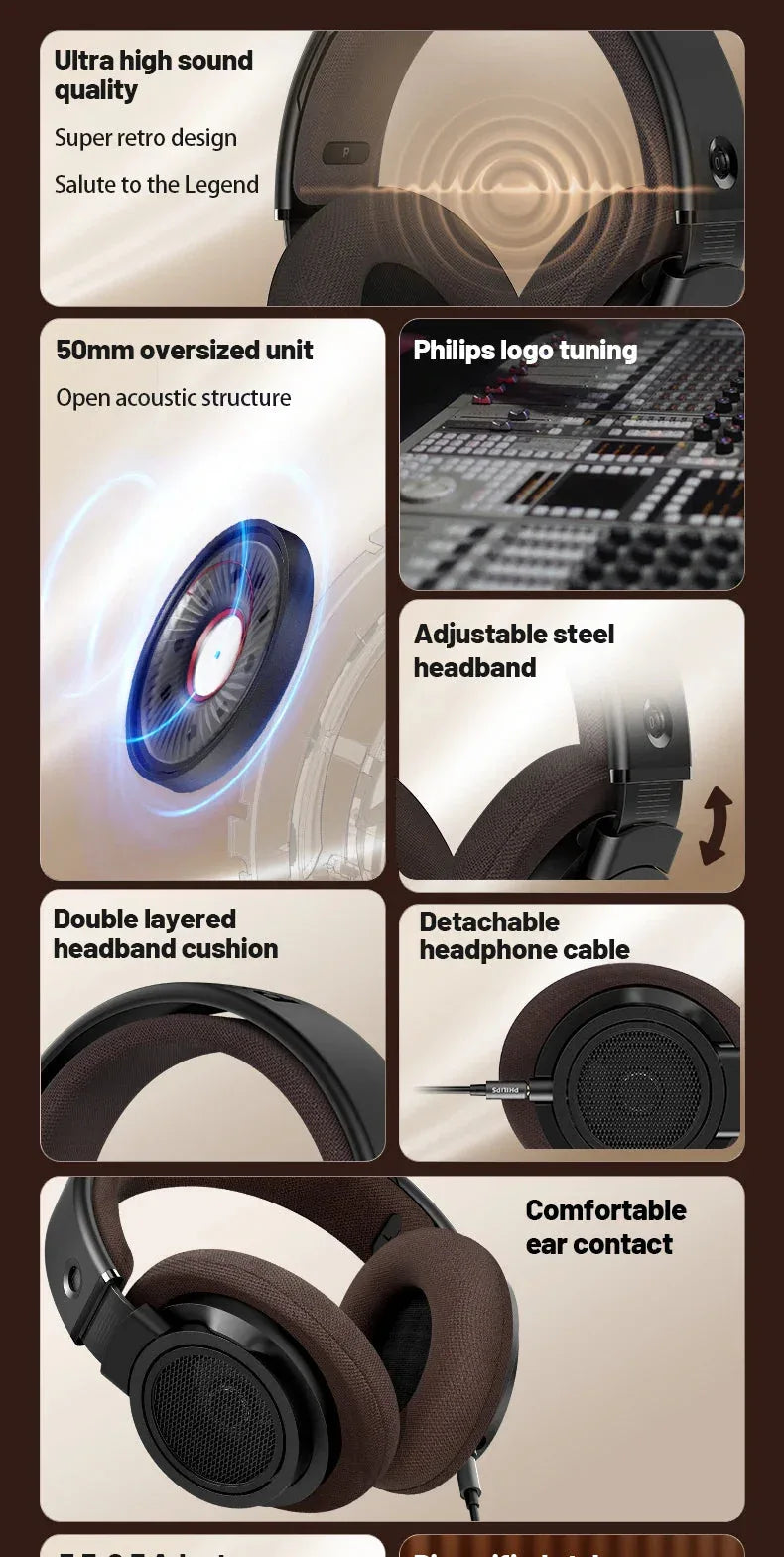 Open-Back Headphones Philips™ - RS Store