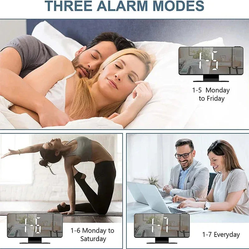 LED Digital Projection Alarm Clock™ - RS Store