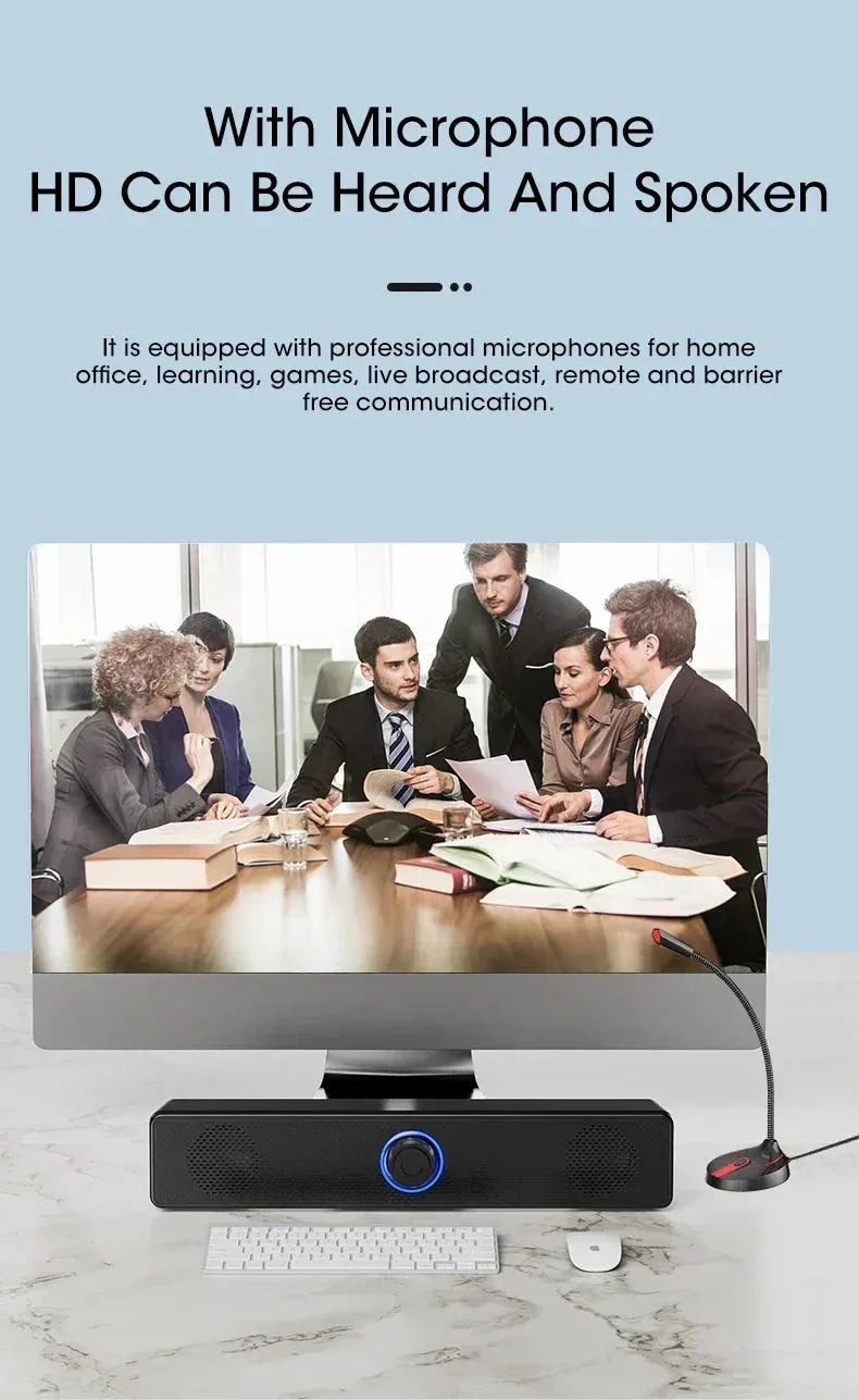 PC Soundbar Wired and Wireless Bluetooth Speaker Vikefon™ - RS Store