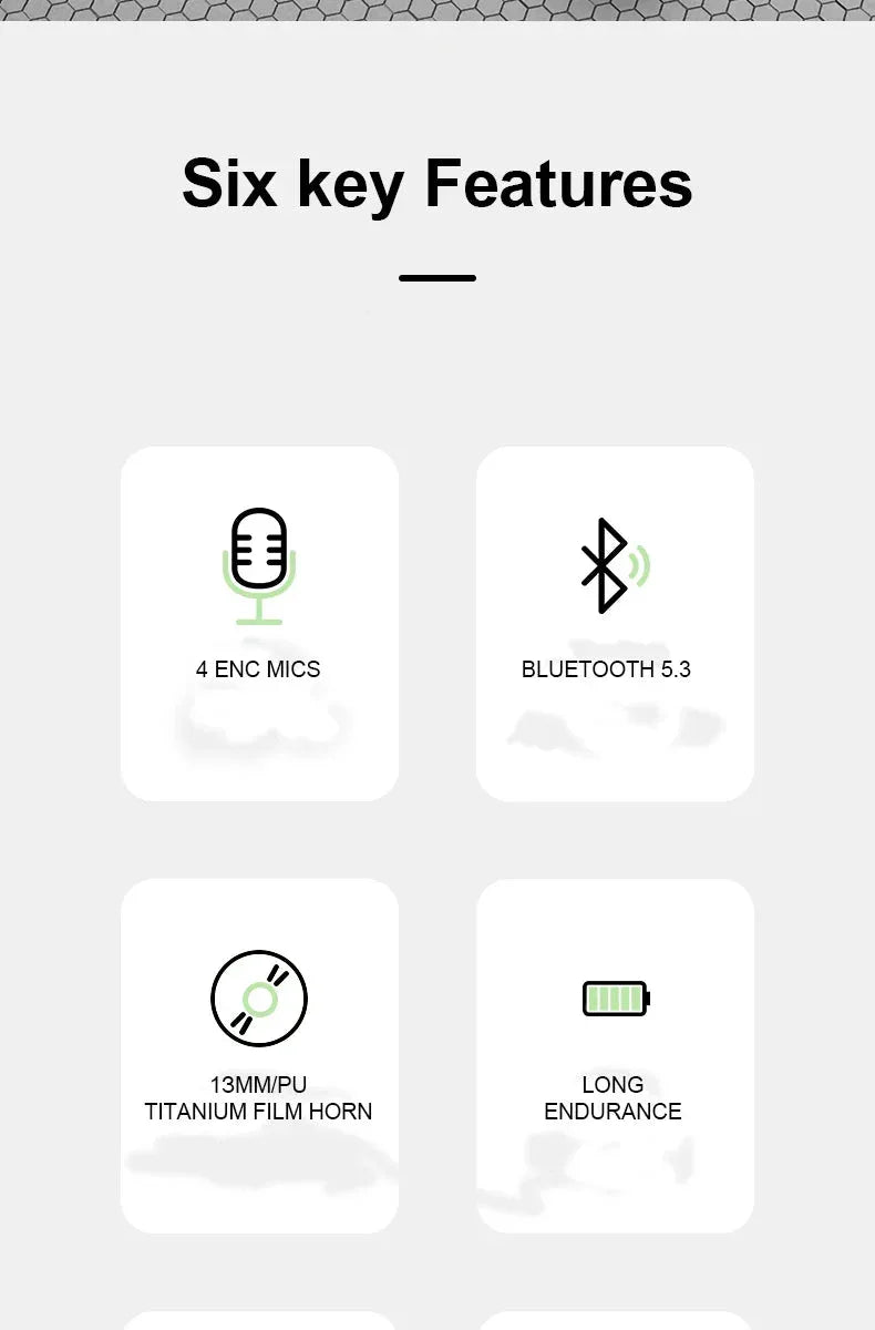 Bluetooth 5.3 Earbuds Stereo Bass™ - RS Store