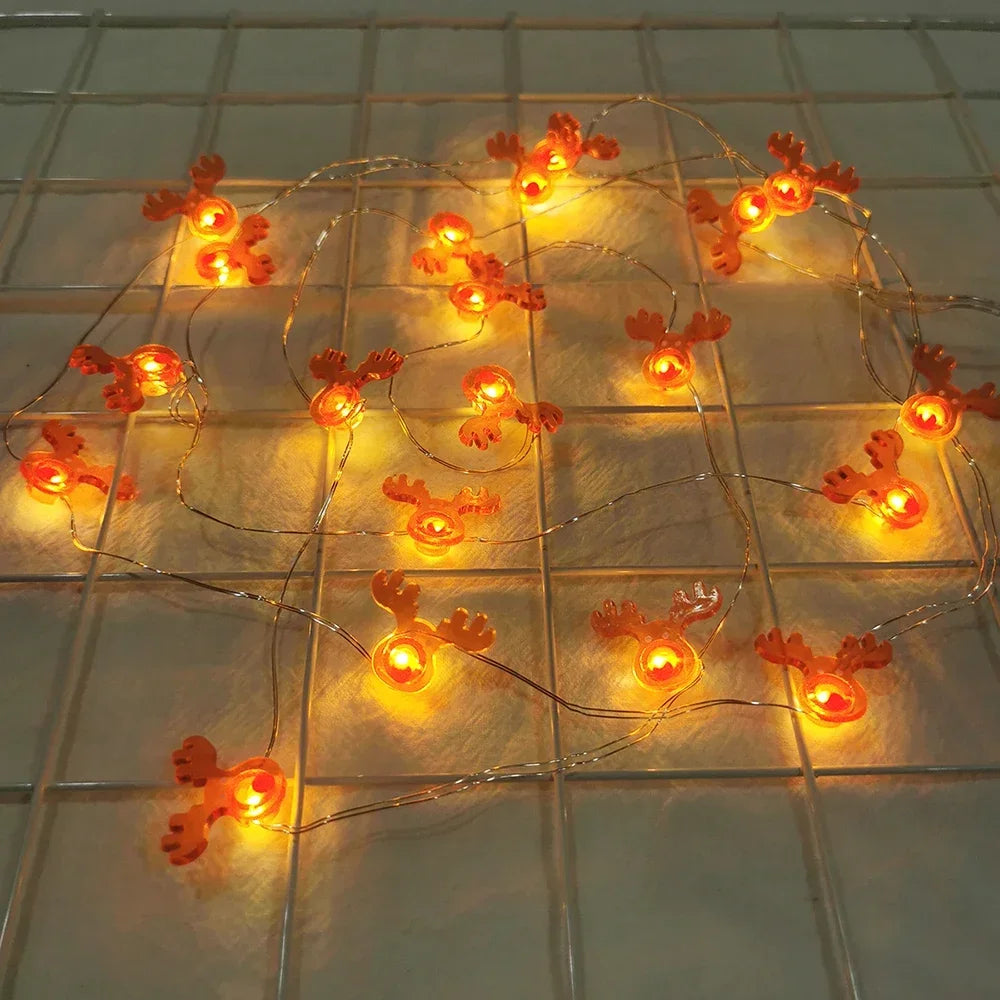 Santa Claus & Snowman LED String Lights™