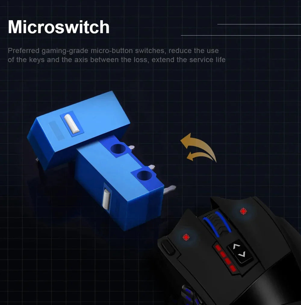 X-33 RGB USB 2.4G Wireless Gaming Mouse 16000 DPI E-yooso™ - RS Store