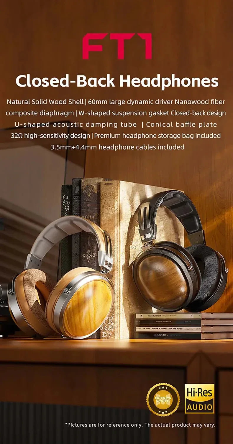 Closed-Back Over-Ear Headphones FiiO™ - RS Store