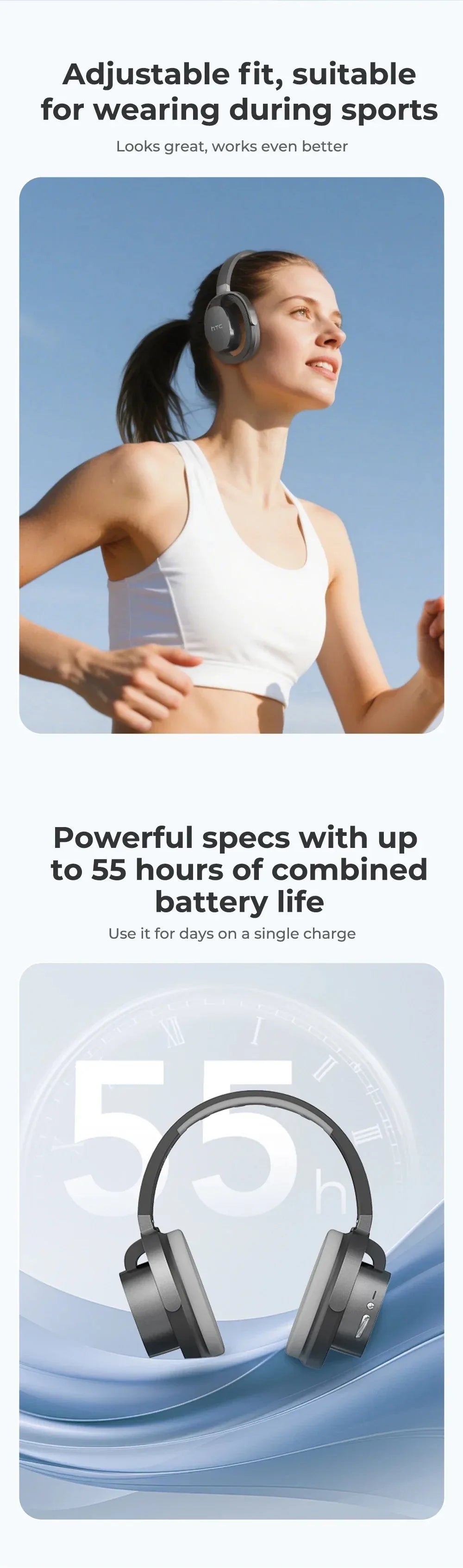 Over-ear Headphones 134 Languages Translation Earphones Htc™ - RS Store