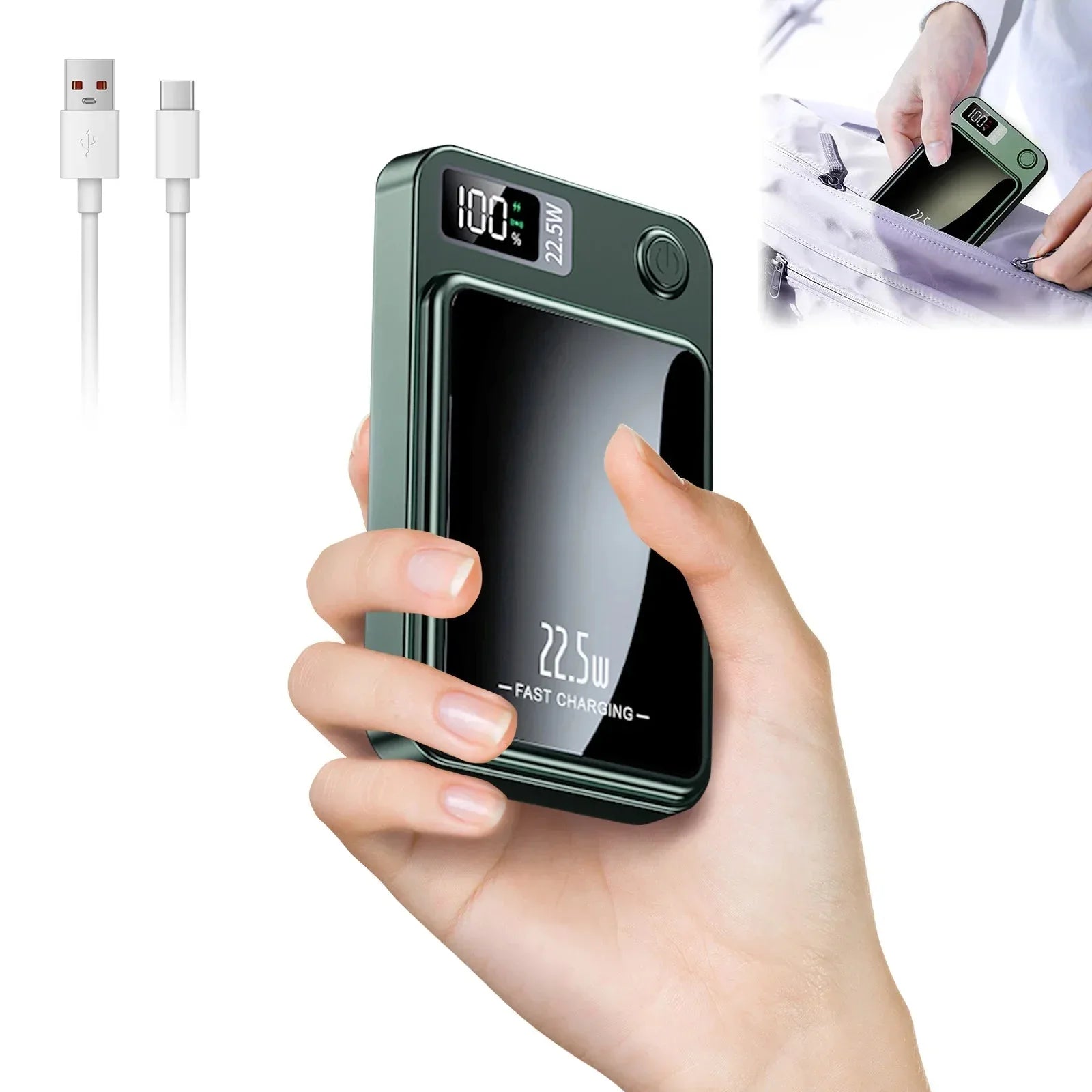 10000mAh Power Bank Magnetic Wireless Charger™ - RS Store