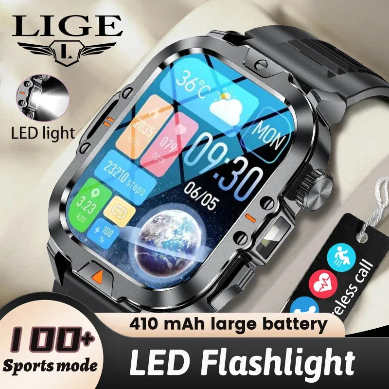 LIGE 2.01-inch HD Screen Men Smart Watch™ - RS Store