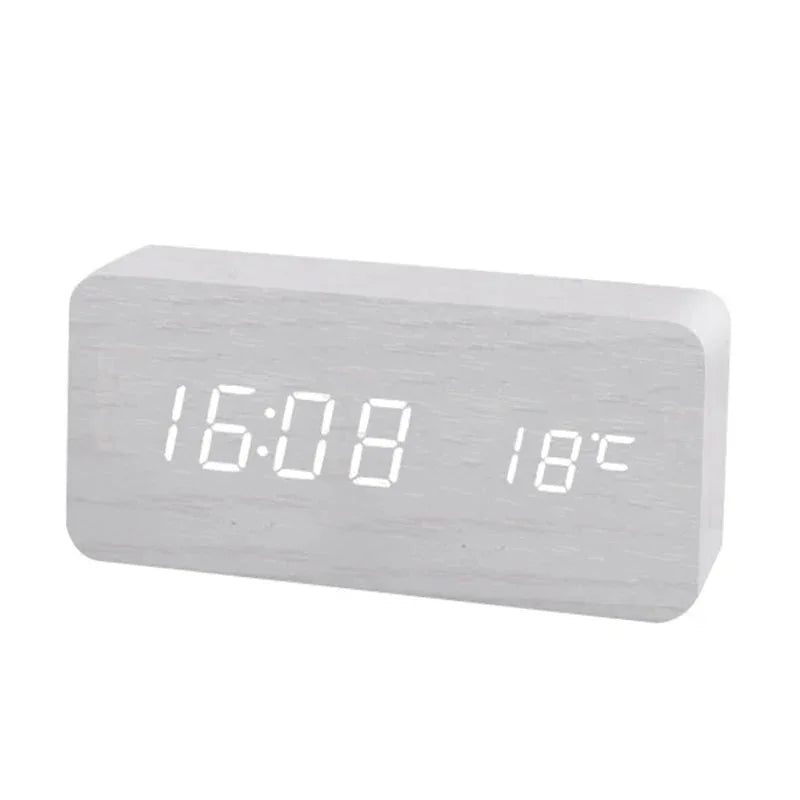 Wooden Digital Alarm Clock Niditon™ - RS Store