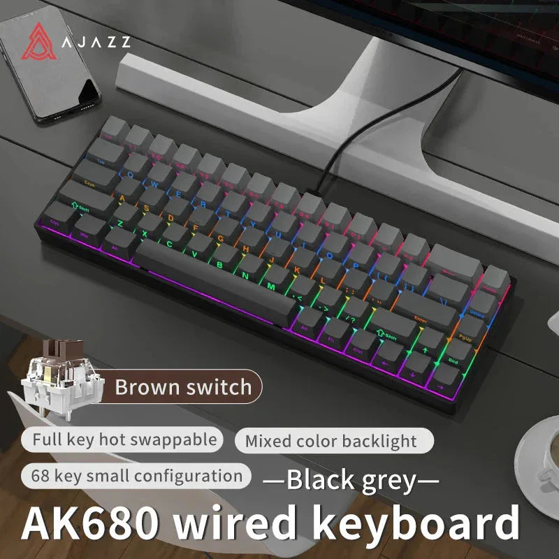 AK680 Gaming Mechanical Keyboard Ajazz™ - RS Store