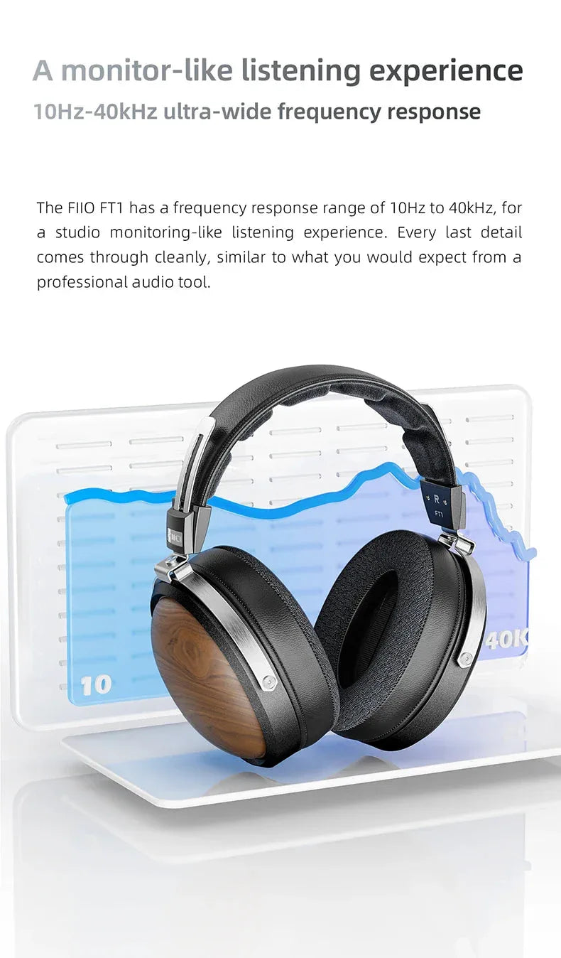 Closed-Back Over-Ear Headphones FiiO™ - RS Store