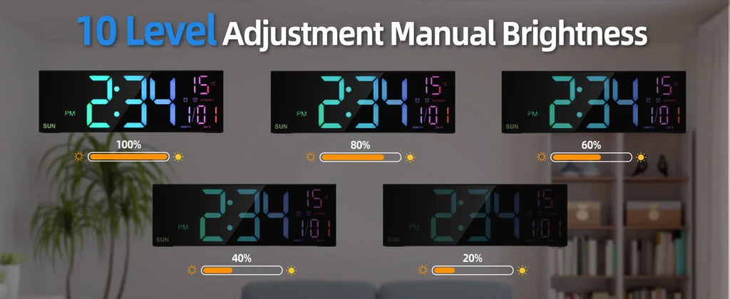 16.2'' Large Digital Wall Clock Cyp™ - RS Store