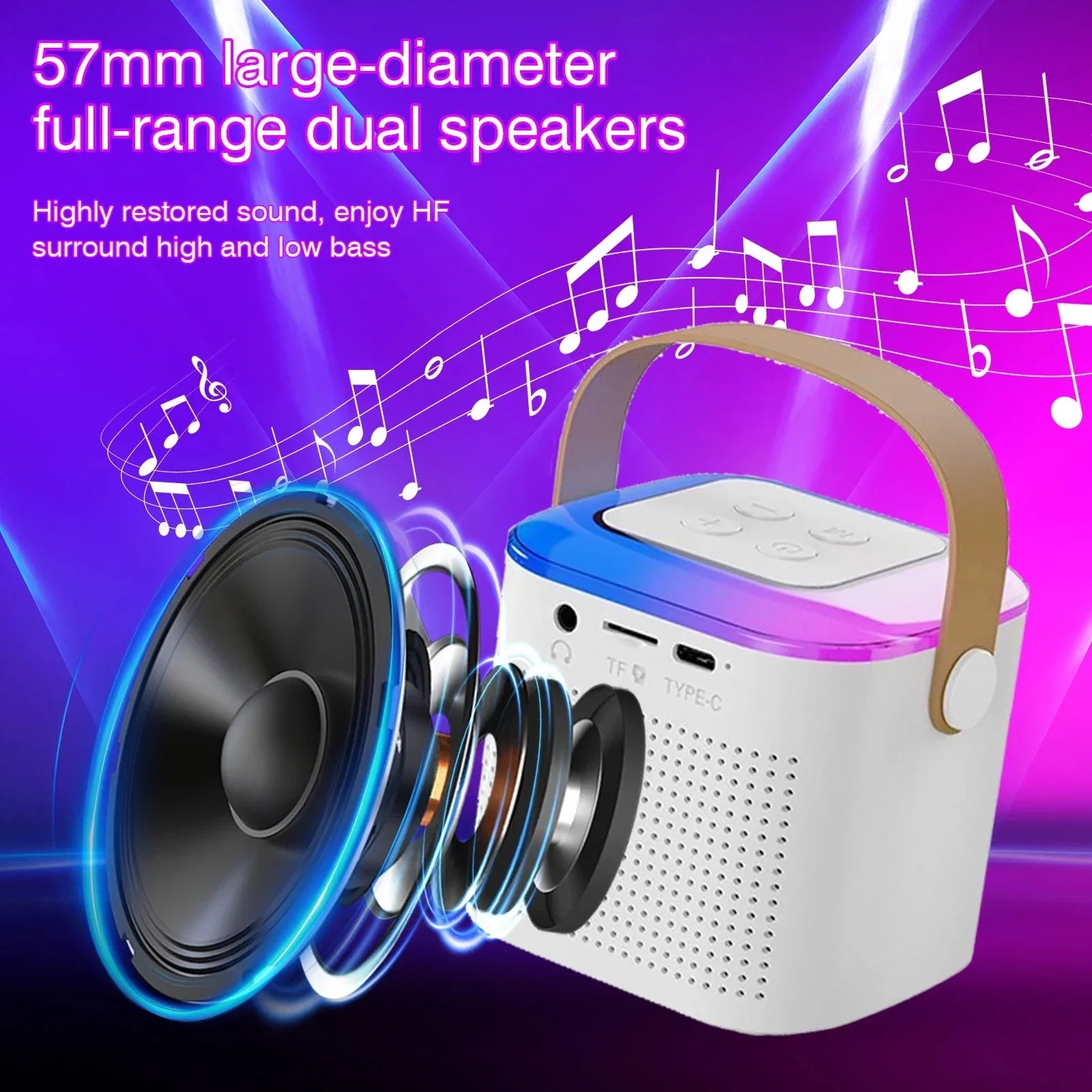 2 Microphones, Variable Pitch Bluetooth Karaoke™ - RS Store