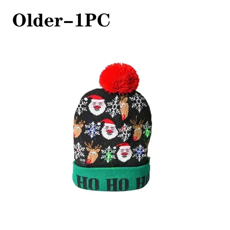 Christmas LED Knit Hat Light-Up Beanie™ - RS Store