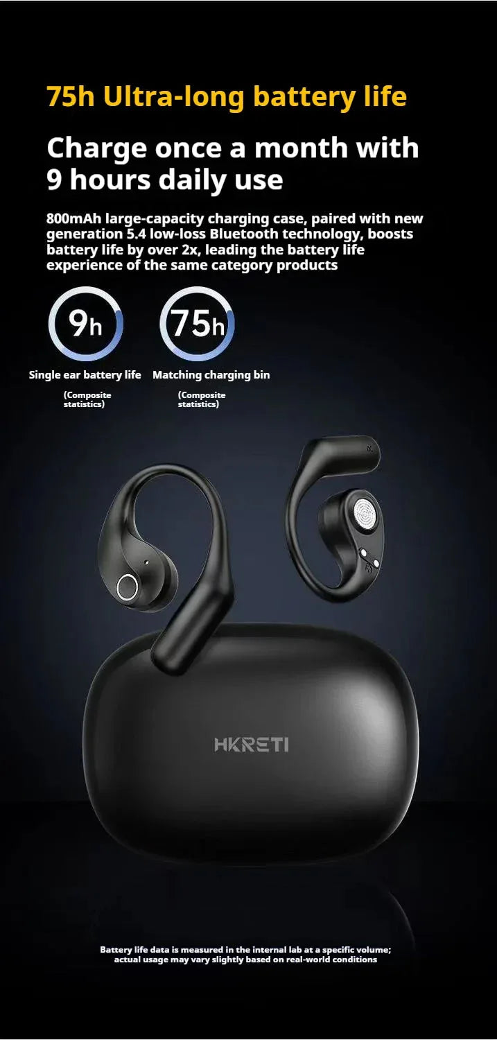 HG15 10 Hours Playtime Wireless Earbuds HKRETI™ - RS Store