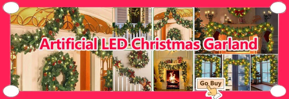 2.7M Christmas Garlands With Pinecones Red Berries™ - RS Store