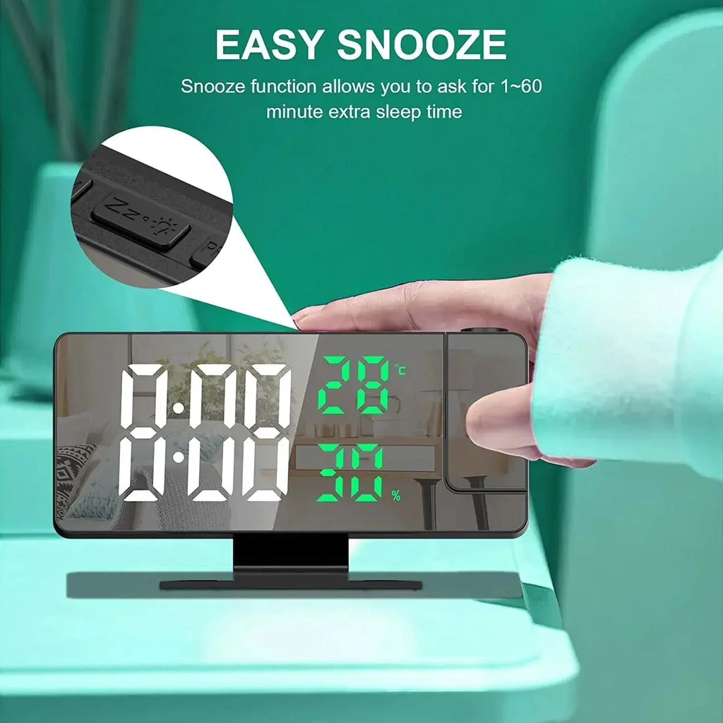 LED Digital Projection Alarm Clock™ - RS Store