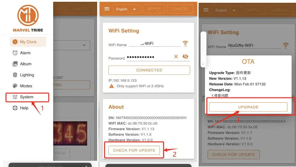 WIFI Control IPS Nixie Tube Alarm Clock Neimz™ - RS Store