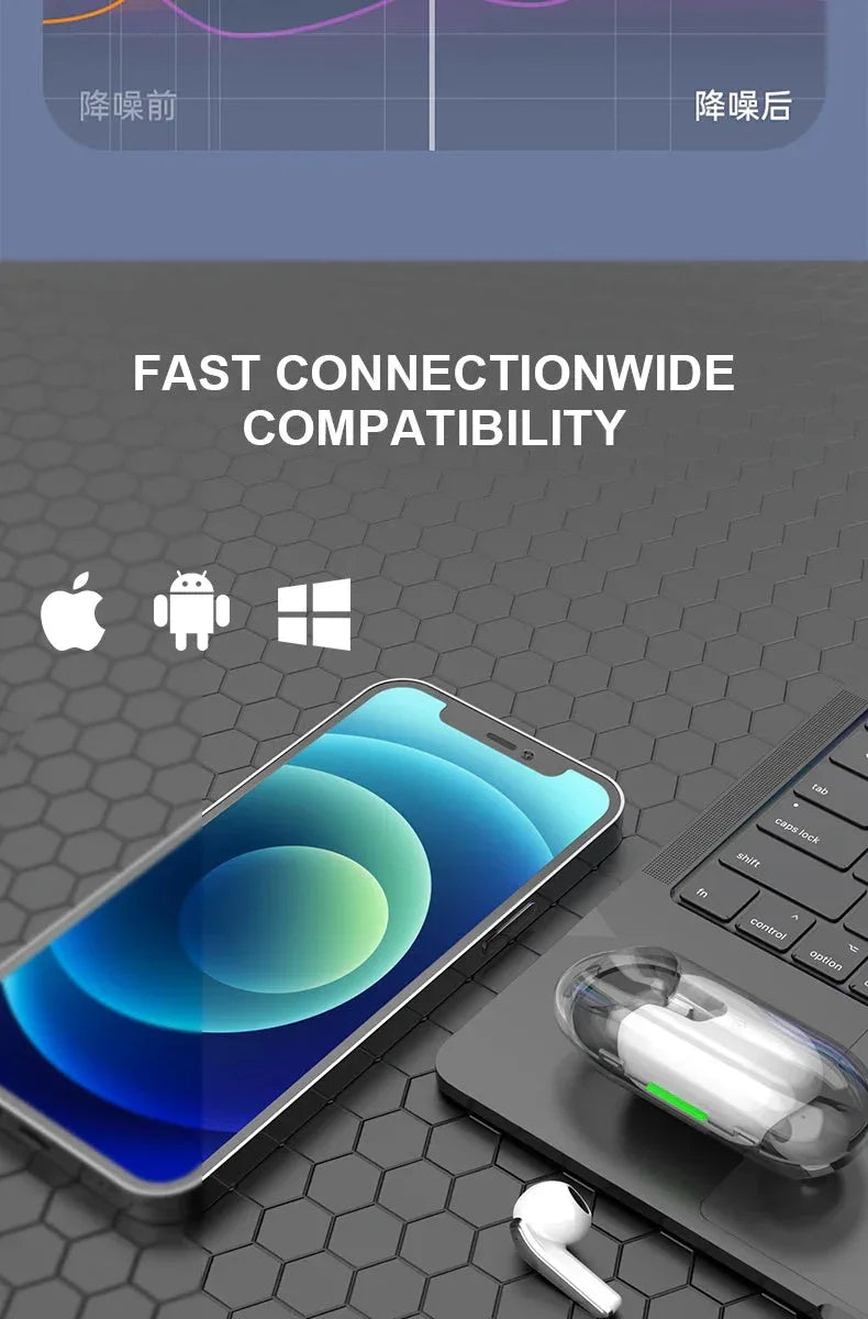 Bluetooth 5.3 Earbuds Stereo Bass™ - RS Store