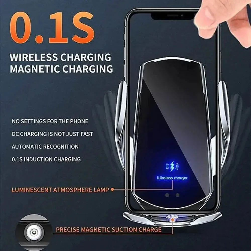 Q3 Smart Sensor Car Phone Wireless Charger 15W™ - RS Store