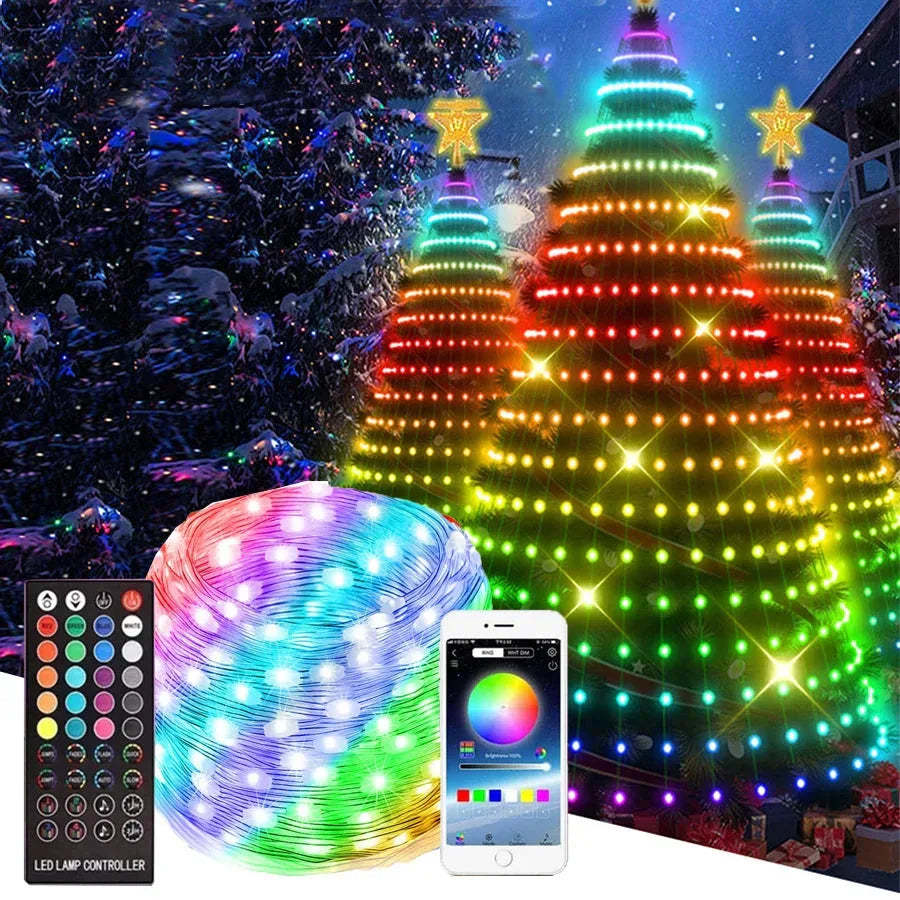 10/20M Smart App Control Christmas Tree String Lights PAMNNY™ - RS Store