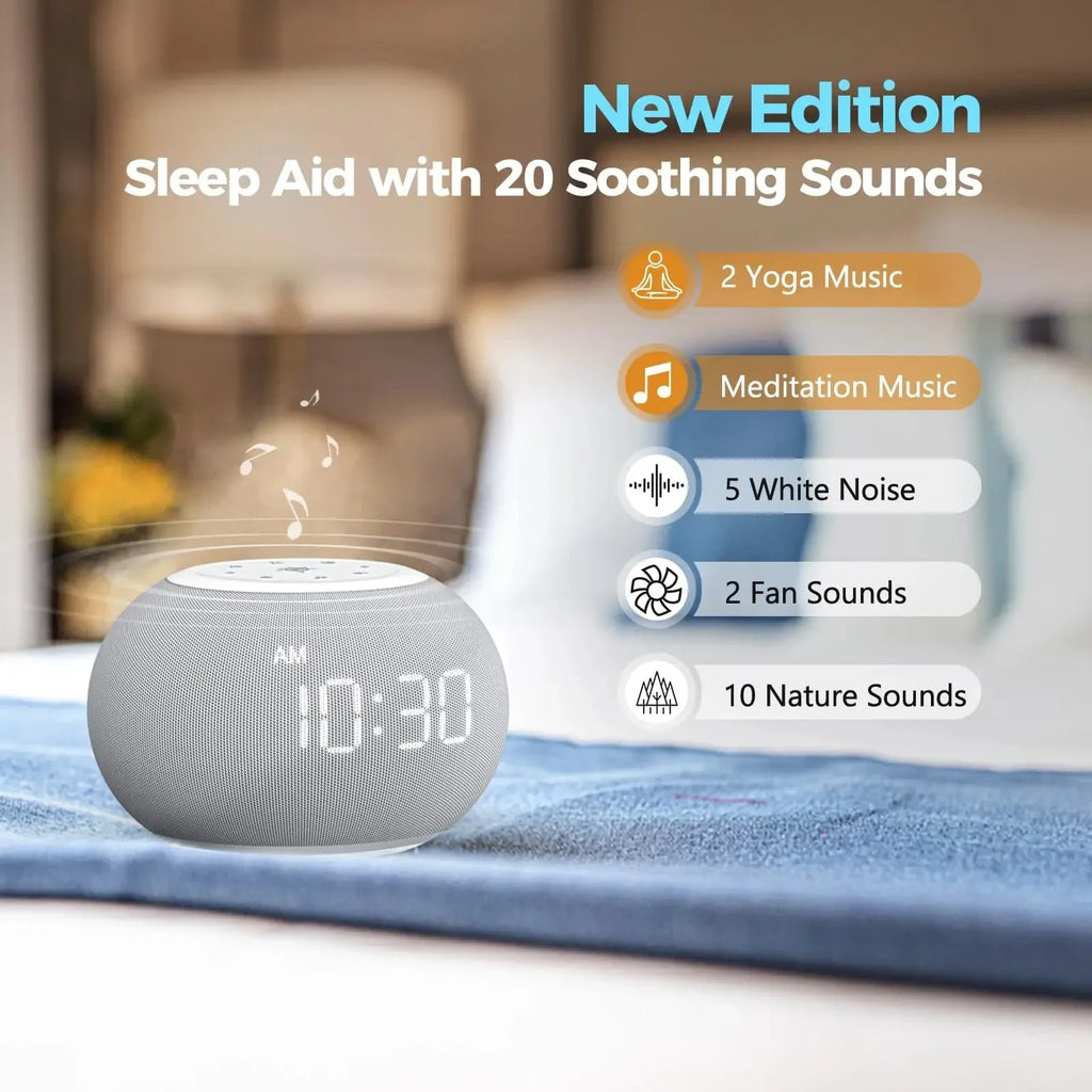 Auto-Dimmable Sound Machine Alarm Clock Anjank™ - RS Store
