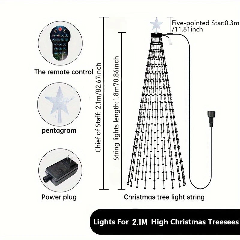 7FT Christmas Tree Lights Holiday String Lights™