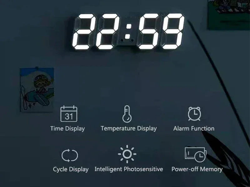 3D LED Digital Clock™ - RS Store