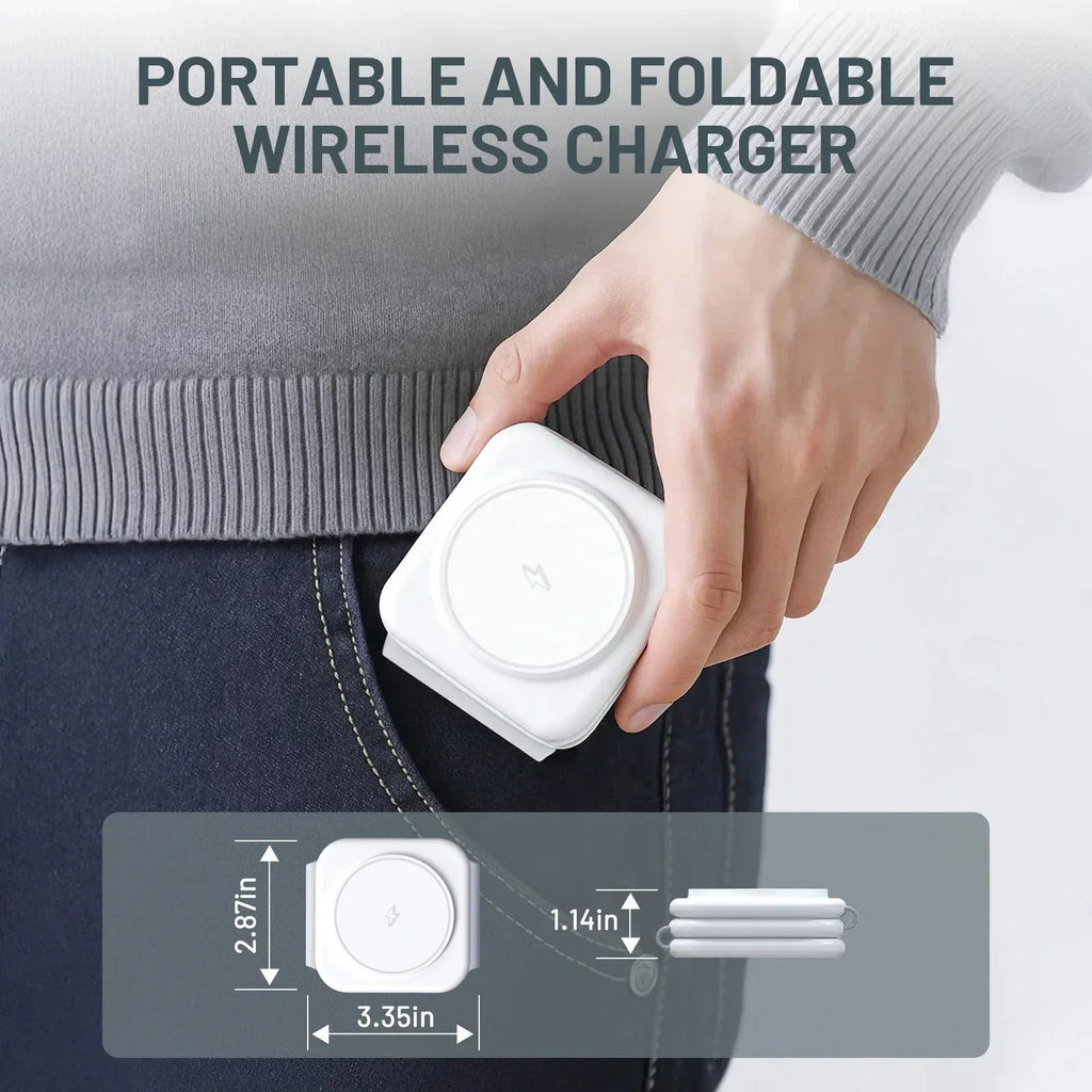 Magnetic Wireless Charger 3 in 1 Foldable 15W™ - RS Store