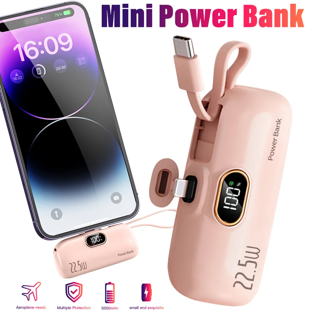 Mini Portable Power Bank 5000mAh™