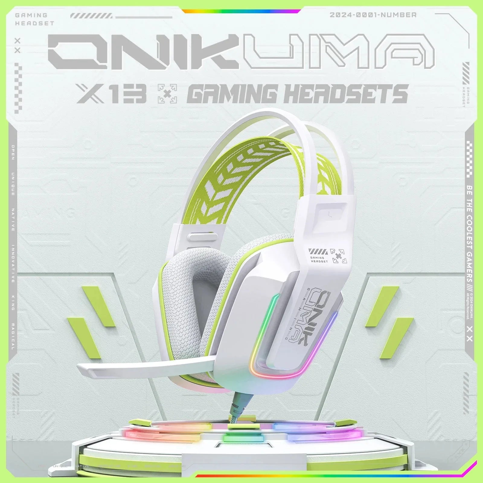 X13 Wired Gaming Headset Onikuma™ - RS Store