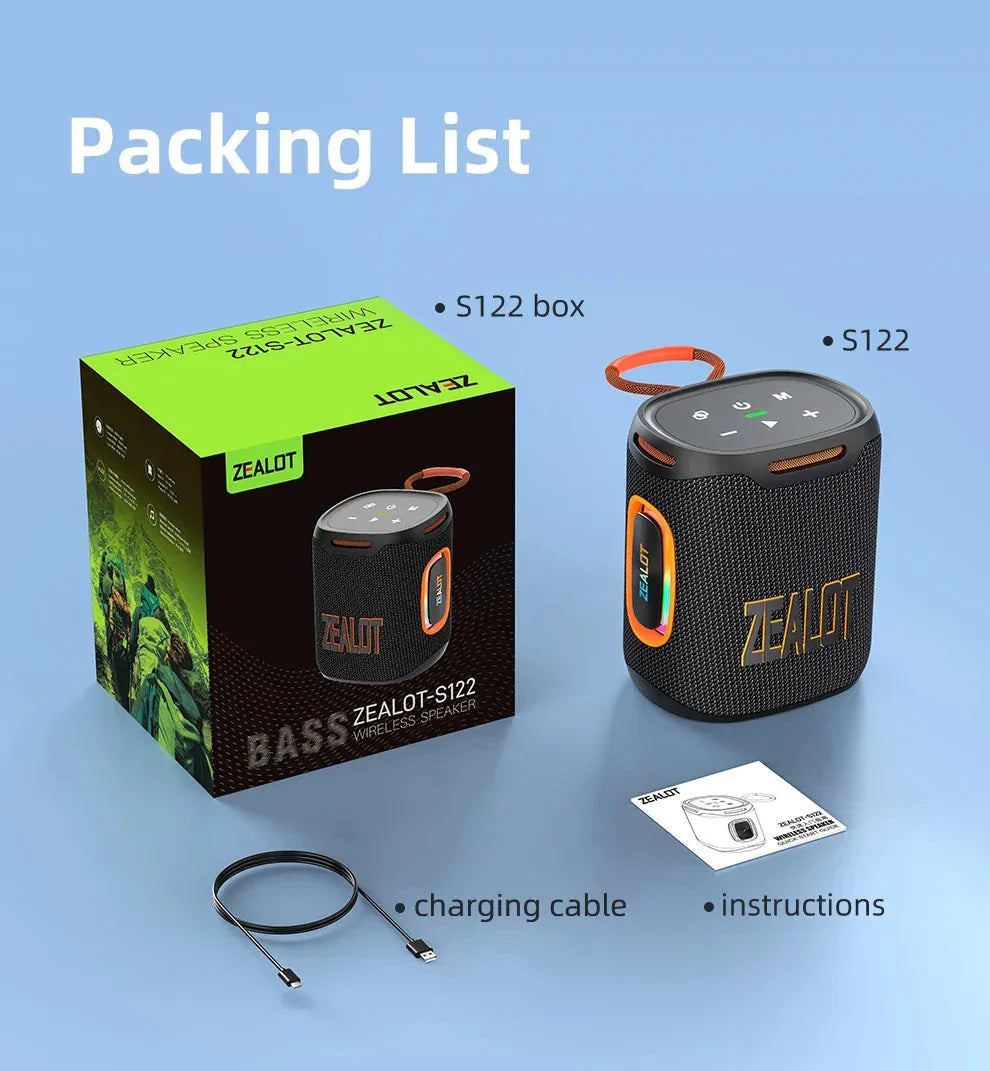 Zealot S122 Bluetooth Speaker™ - RS Store