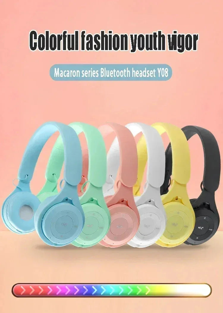 Stereo Y08 Headset 5.0 Bluetooth Headset Vikefon™ - RS Store