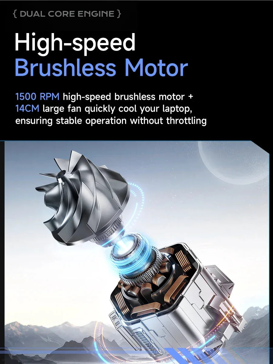 14cm Dual Fans Laptop Cooler™ - RS Store